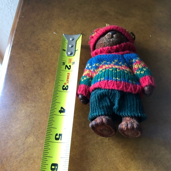 5 for $25 RUSS BERRIES *POSEABLE* Plastic Teddy Bear Figurines - Picture 5 of 5